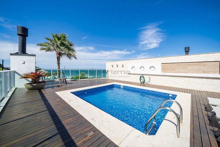 Apto c/ Piscina Privativa e Vista Mar- Condomínio de Alto Pa