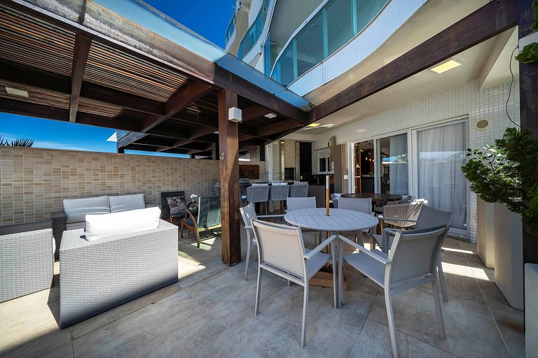 Apto c/ Piscina Privativa e Vista Mar- Condomínio de Alto Pa