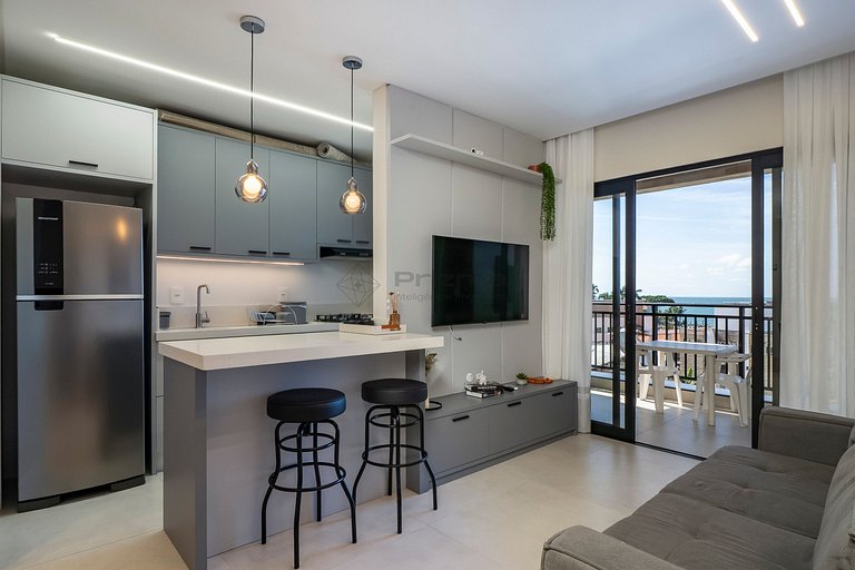 402 01 - WaldGarten- A Passos do Mar e Frente Avenida - Cond