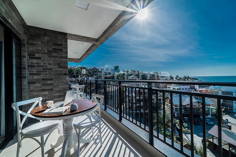 apartamento Waldgarten en Passos do Mar | Vistas al mar