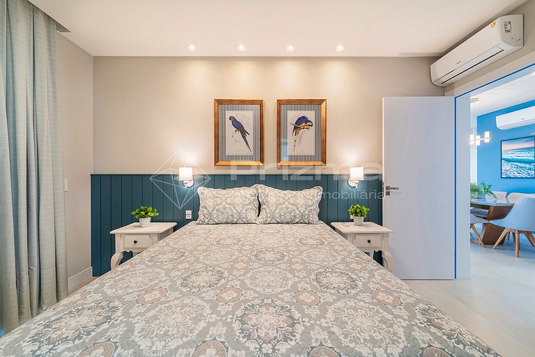 apartamento Waldgarten en Passos do Mar | Vistas al mar