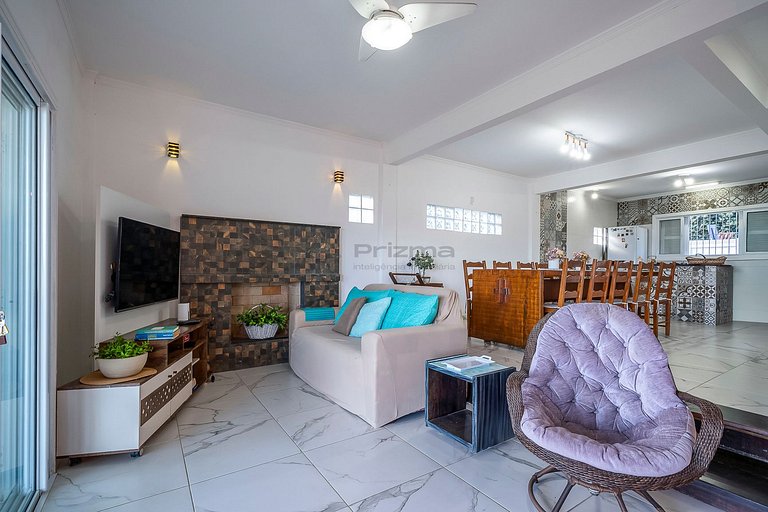 Casa Pé na Areia em Bombinhas-Vista Mar 8 Pessoas