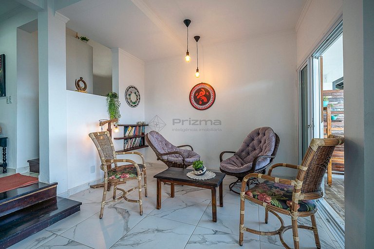 Casa Pé na Areia em Bombinhas-Vista Mar 8 Pessoas