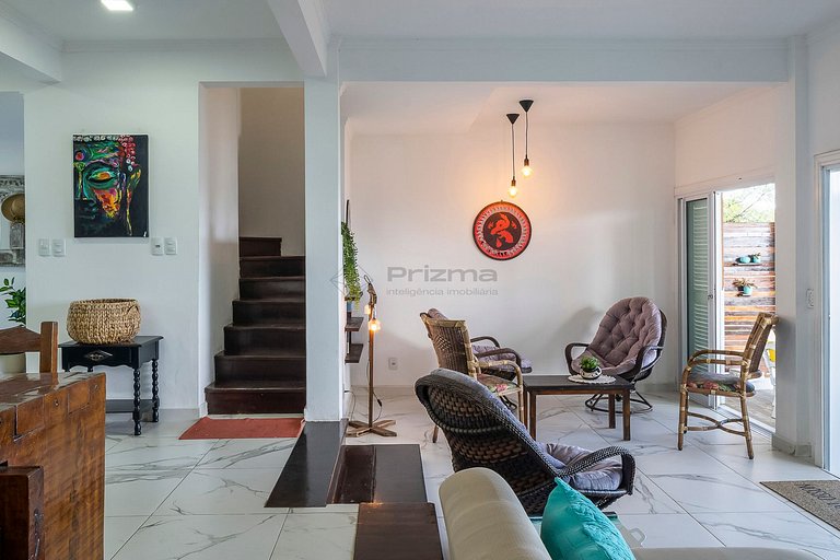 Casa Pé na Areia em Bombinhas-Vista Mar 8 Pessoas