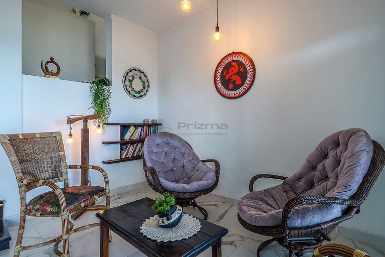 Casa Pé na Areia em Bombinhas-Vista Mar 8 Pessoas
