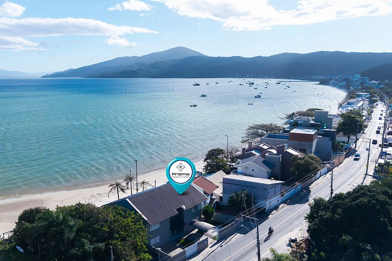 Casa Pé na Areia em Bombinhas-Vista Mar 8 Pessoas