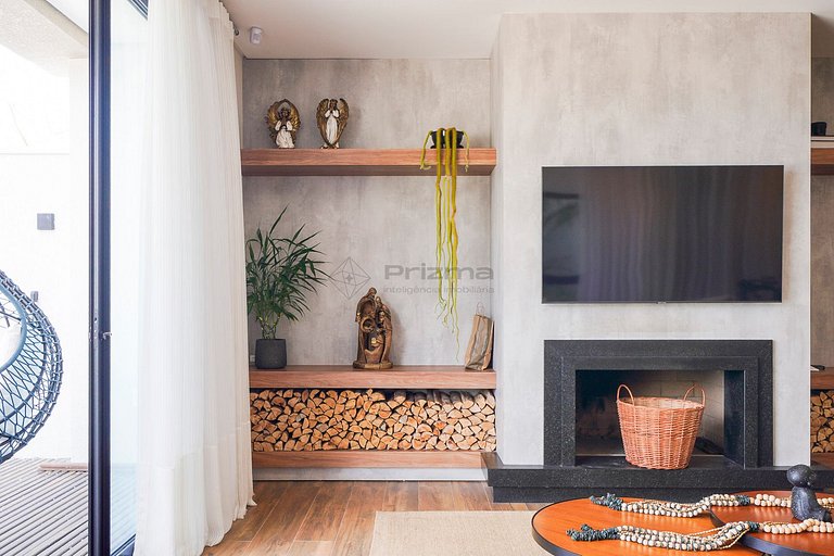 Casa Pé na Areia em Canto Grande | 4 Suítes